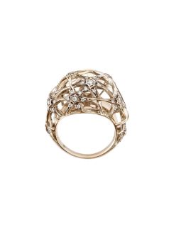 Copernicus Dome Ring with Diamonds 18k gold by H Stern size 6 5