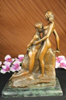 Rodin Eternal Idol Bronze Nude Couple Sculpture Statue Famous Romance