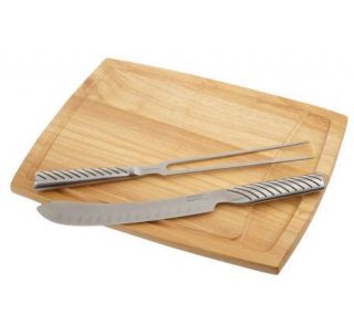 Technique Japanese Stainless Steel Carving Set w/Cutting Board