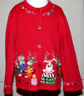 Copper Key RED CHRISTMAS Sweater Size 4 5 EUC SO ADORABLE REINDEER