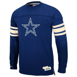Dallas Cowboys Mitchell Ness Weathered NFL Rookie Long Sleeve Jersey