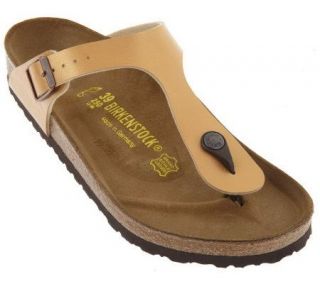 Birkenstock Pearlized Adjustable Thong Sandals —