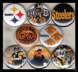 Pittsburgh Steelers 1 Buttons Badges Football Cowher