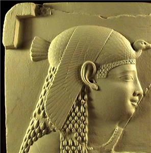  PORTRAYED AS GODDESS ISIS Egyptian Relief museum mold ancient replica