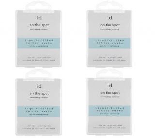 Bare Escentuals 4 Pack On The Spot Eye Makeup Remover Swabs — 