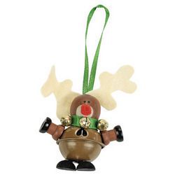 Jingle Bell Reindeer Christmas Ornament Craft Kits