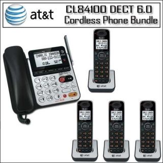  GHz Single Line Corded Cordless Phone with 4 Hand Sets