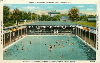 GA Cordele Frank E Williams Swimming Pool 1946 T17477
