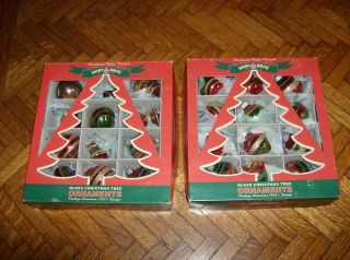 New Boxes Christopher Radko Shiny Brite Christmas Tree Ornaments