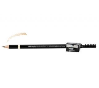 philosophy divine brow pencil with sharpener —