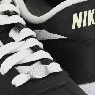 Nike Wmns Cortez Leather Black Silver White Womens US Size 10 UK 7 5