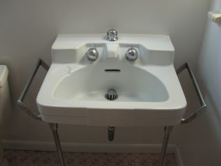  Vintage 1950's Crane Bathroom Sink