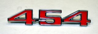 1973 1974 C3 Corvette 454 Emblem