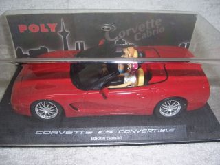 32 FLY 2003 CORVETTE C5 RED CONVERTIBLE POLY CABRIO #96017 SLOT CAR