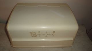  Vintage Lustro Ware White Bread Box