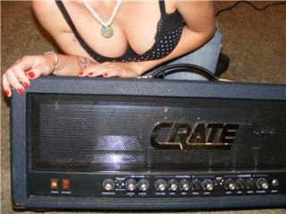 Crate Blue VoodooBV 120H All Tube 120 Watt Guitar Amplifier Amp Head