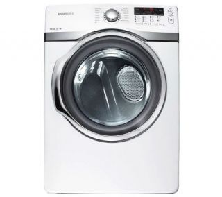 Samsung 7.4cuft Super Capacity Electric Steam Front Load Dryer White 