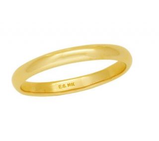 EternaGold 3MM Polished Silk Fit(R) Band Ring,14K Gold   J104769