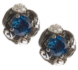 Dweck Diamonds Sterling Fortuna 1.65 ct Blue Topaz Earrings — 