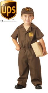  Toddler Boys UPS Driver Licensed Halloween Costume