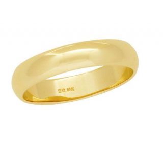 EternaGold 5mm Polished Silk Fit(R) Band Ring,14K Gold   J104771