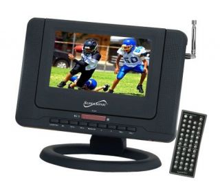 SuperSonic SC 491 7 Diag Portable TV w/DVD Player, ATSC Tuner
