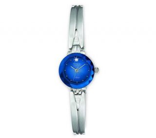 Armitron Women Silvertone Bangle Bracelet Watch —