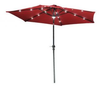 Southern Casual 10 Solar Crank & Tilt Umbrella w/ Color &White LED 