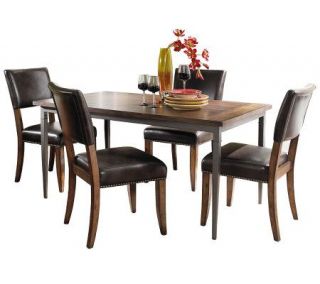 Hillsdale Cameron 5pc Rectangle Dining Set w/Parson Chairs —