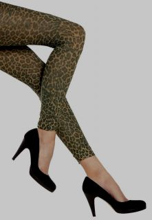 Leggings by Hue Animal Print Russet Cotton Spandex Sizes M L