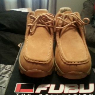 New in Box FUBU EXPLORER2 Leather Mens Boots Size 10 5