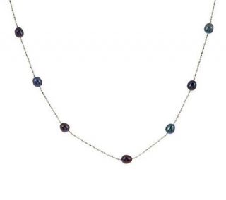 Lee Sands Cultured Pearl 24 Station Necklace —
