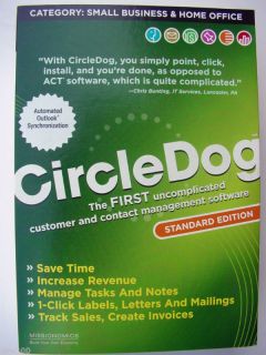 CIRCLE DOG Customer & Contact Management Software *NIB