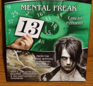 Mental Freak Criss Angel Mindfreak Easy to Preform Predict Match 2