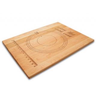 18 x 24 Solid Maple Pastry Board w/ MeasuringMarks —