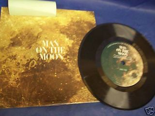  Man on The Moon 45 Record by Walter Cronkite