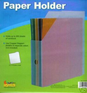 Cropper Hopper Vertical Paper Holder 12x12