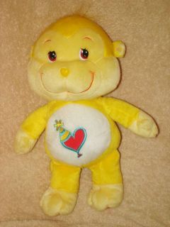 Care Bear Cousins Playful Heart Yellow Monkey 10 Plush