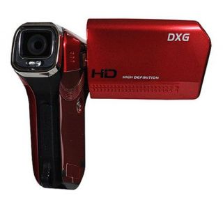 DXG QuickShots 5MP, 4x Zoom HD Camcorder w/ 7MBImage Storage