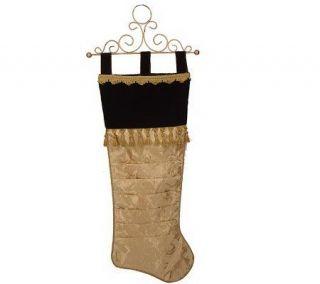 Large Christmas Stocking with 12 Pockets and Hanger by David Shindler 