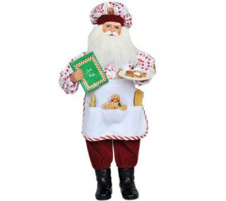 18 Santa with Gingerbread by Santas Workshop   H362978