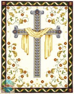Cross Stitch Kit Janlynn DFN Christian Elegant Religious His Cross 021