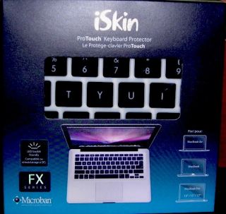 iSkin Protouch FX Keyboard cover fits Macbook/Pro Air  Thrill Black 13