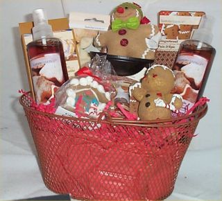 Basket Gingerbread Scent Candle Wax Melts Room Spray Holiday Gifts