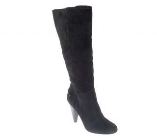 Jessica Simpson Suede Tall Shaft Side Zip Boots —