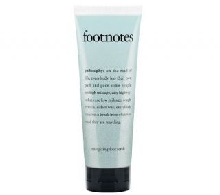 philosophy super sized footnotes foot scrub, 7oz —