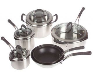 Rocco DiSpirito Stainless Steel 10 Piece Cookware Set —