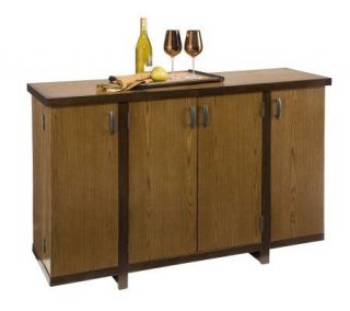 Home Styles Geo Deluxe Bar Cabinet —