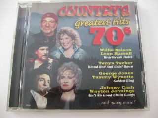 Countrys Greatest Hits 70s 10 Songs 1997 Platinum Disc Corp Music CD