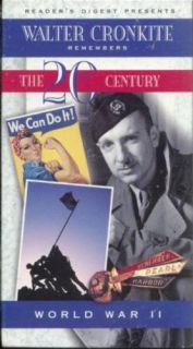 World War II News Footage More Walter Cronkite VHS New